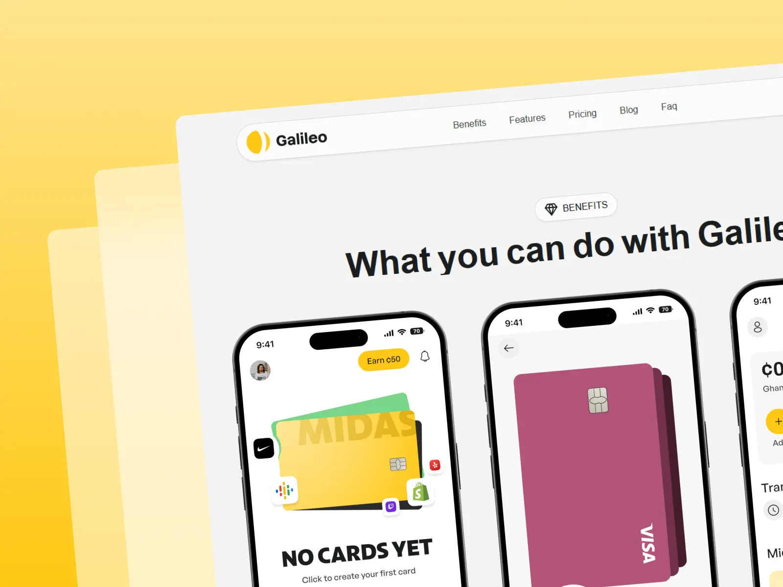 Midas Landing Page